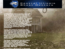 Tablet Screenshot of centralillinoisghosthunters.com